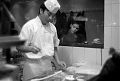 Boy Watching Noodle Maker