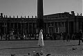 Woman in Piazza San Pietro Woman in Piazza San Pietro