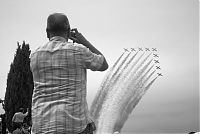 Spectators and Airplane Formation