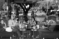 Teenagers in Café