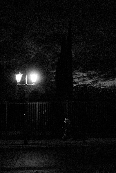 015 Men Walking At Night