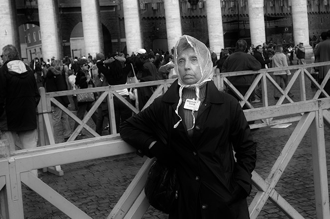 017 Woman In Piazza San Pietro #2
